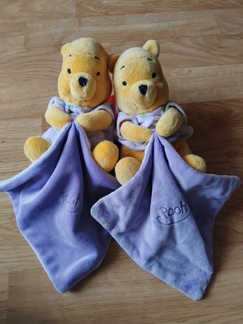 Lot peluche winnie l'ourson