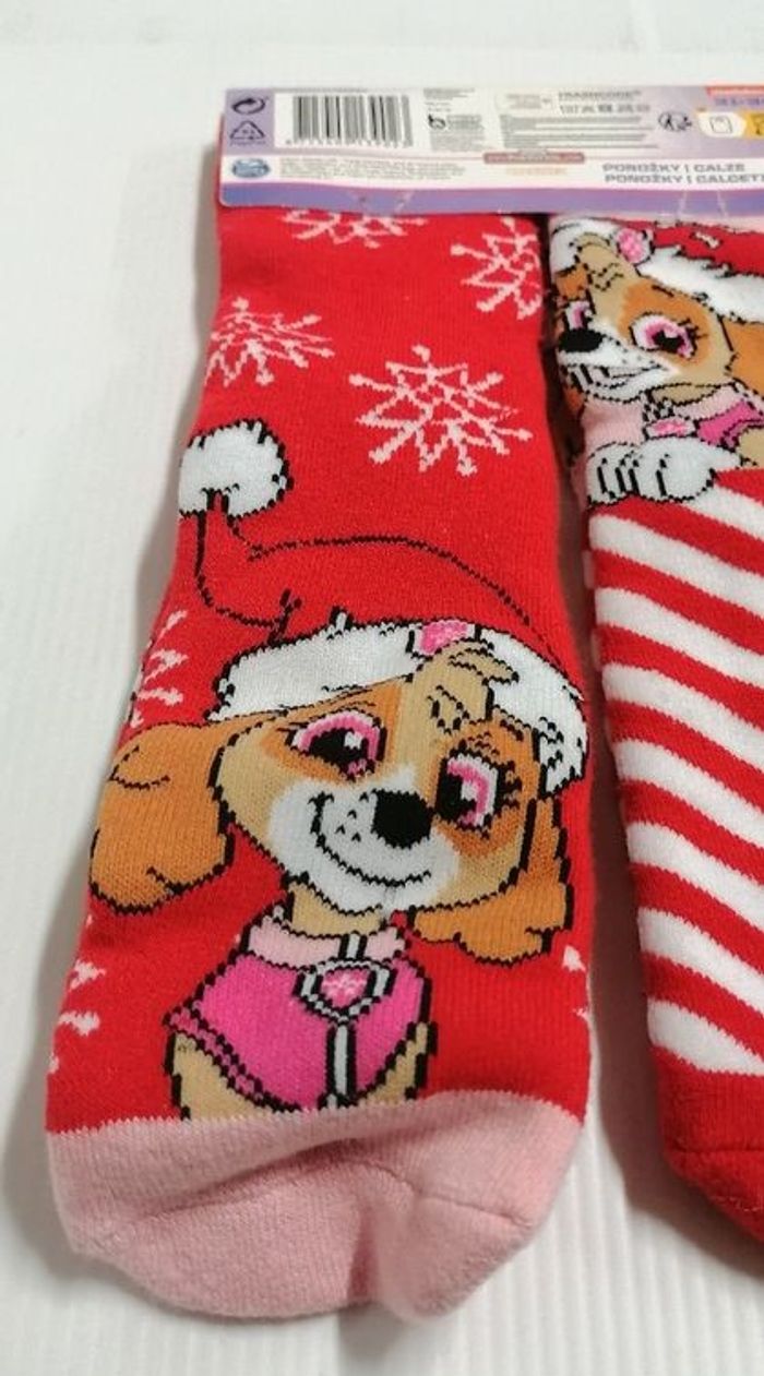Lot chaussette PAW PATROL de Noël taille 31/34. - photo numéro 4