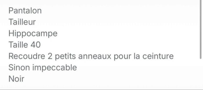 Pantalon tailleur Hippocampe - photo numéro 4