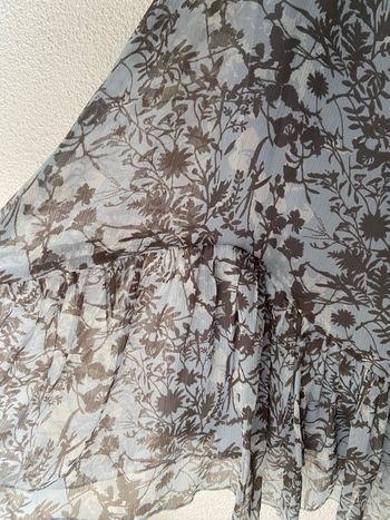 Chemisier et jupe en voile