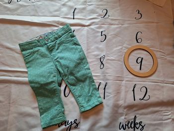 Pantalon turquoise