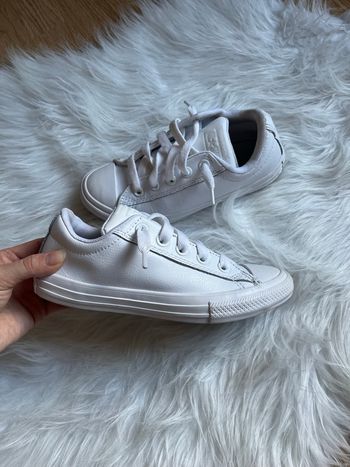 Converse blanche en cuir 