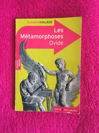 Les Métamorphoses - Ovide - Classico-collège - Belin-Gallimard