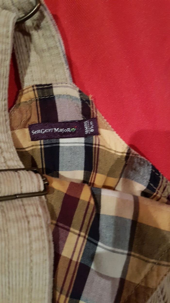 Salopette velours epaisse - photo numéro 3