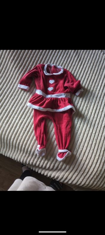 Pyjama de Noël fille 12 mois tex basic