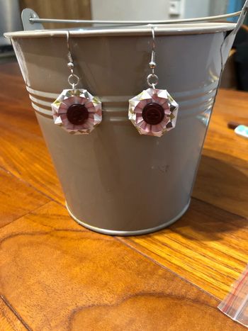 Boucles d’oreilles origami