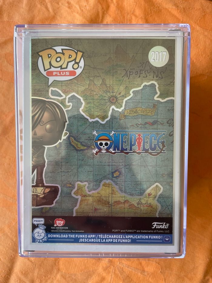 Figurine Funko Pop n°2017 Sanji Bronze One Piece + Pop Protector Case - photo numéro 4