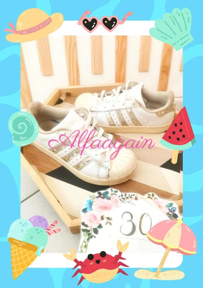 Baskets adidas superstar 30 mixte