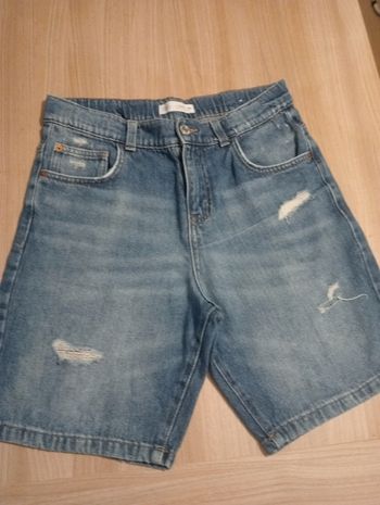 Short jeans garçon zara taille 13-14 ans