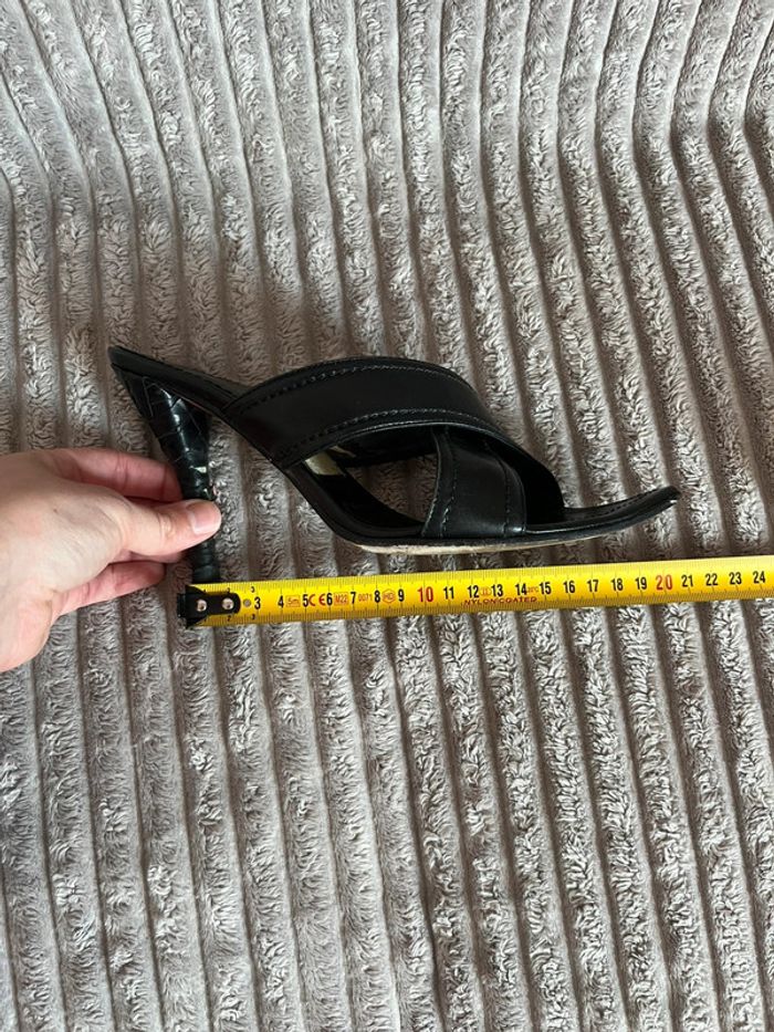 Mules noires - Yves saint Laurent - 37,5 - photo numéro 13