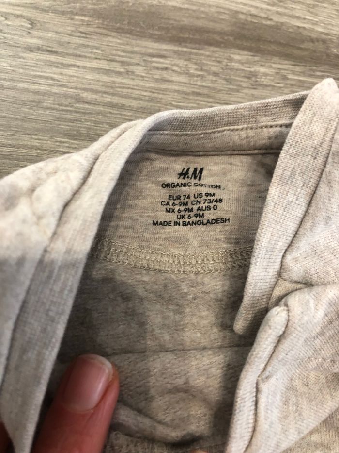 Ensemble beige mixte H&M 74 cm - photo numéro 3