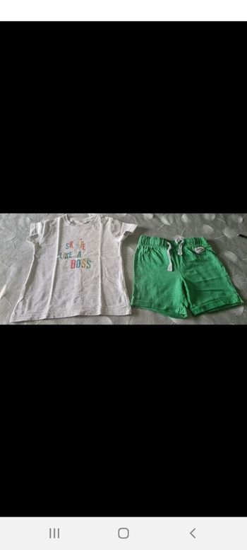 Pyjama short tape a l'œil 4 ans