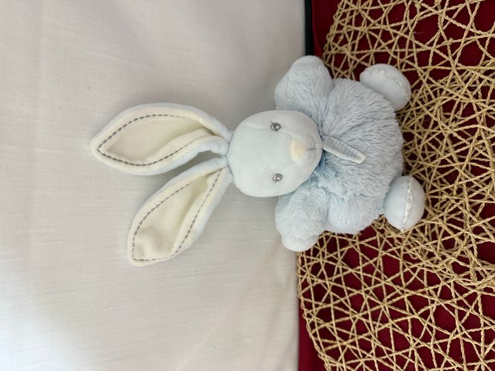 PERLE - PELUCHE PATAPOUF LAPINOU BLEU