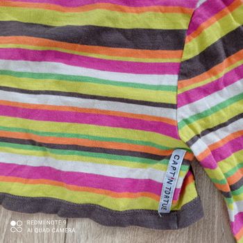 Boléro à rayures 4ans Captain Tortue