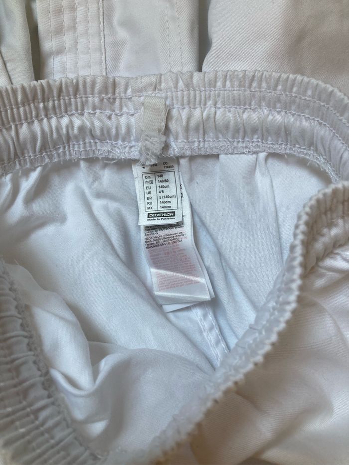 Kimono haut + bas + ceinture 140 cm 10 ans - photo numéro 4