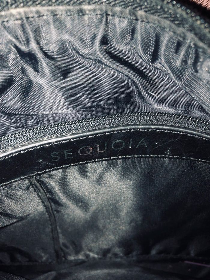 Sac à main noir tressé Séquoia 2 - photo numéro 2