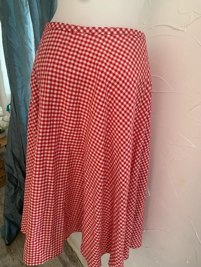 jupe vintage vichy Mina.B made i 🇫🇷 taille 40 - photo numéro 5