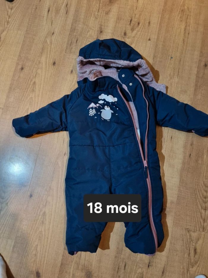 Combinaison hiver bebe fille