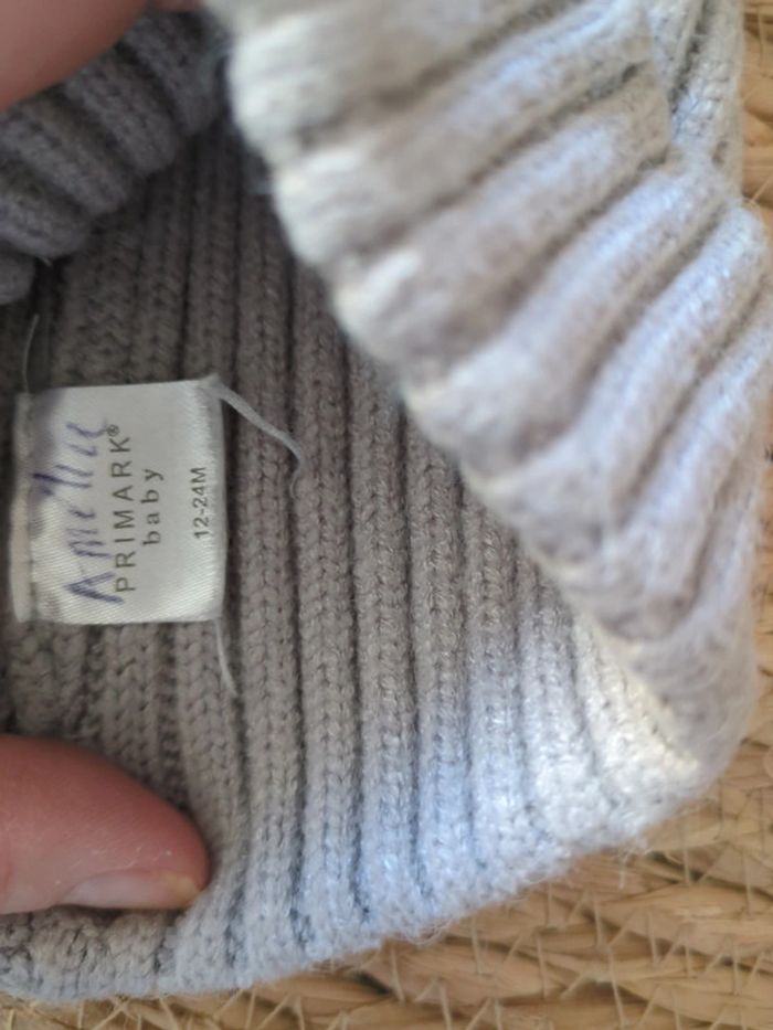 Ensemble bonnet mouffles 12/24 mois - photo numéro 3