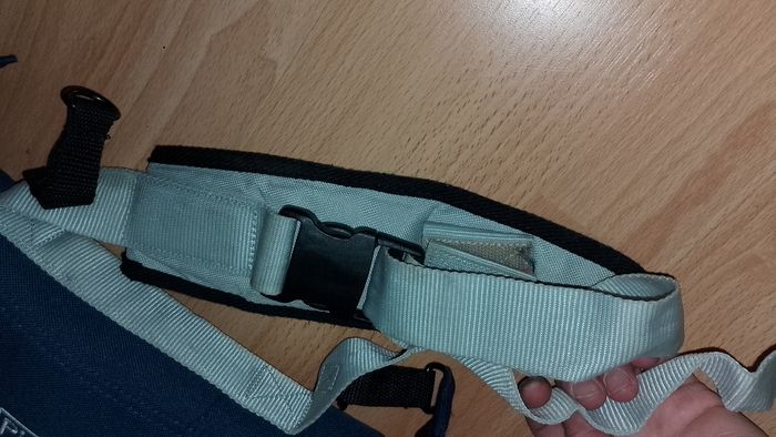 Porte bébé  PINPON bleu et gris - photo numéro 5