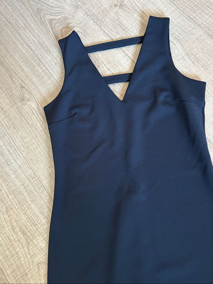 Robe noire sans manches avec strass Morgan taille XS comme neuve - photo numéro 9