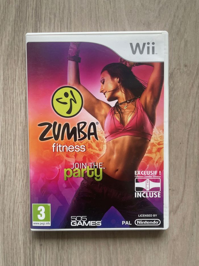 Jeu pour Nintendo Wii, Zumba fitness join the party, en français.