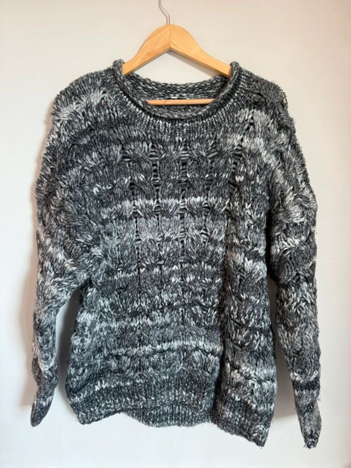 Pull gris Les petites