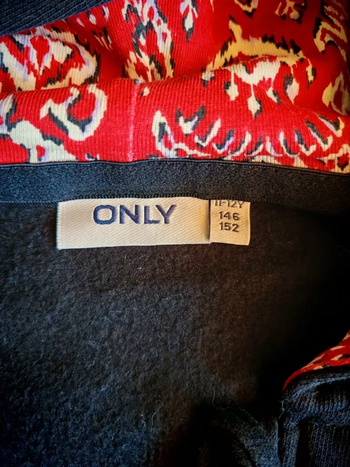 Gilet only 11_12 ans noir neuf molotonné - photo numéro 3