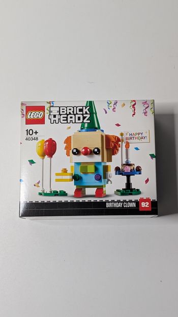[Lego] Set Brickheadz Birthday Clown 40348