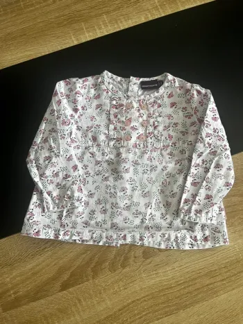 Blouse fleuri 12 mois