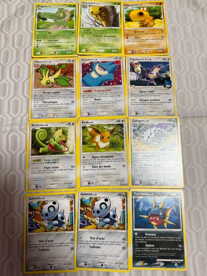 Lot de 22 cartes Pokémon série Platine Rivaux Émergeants #4 - photo numéro 2