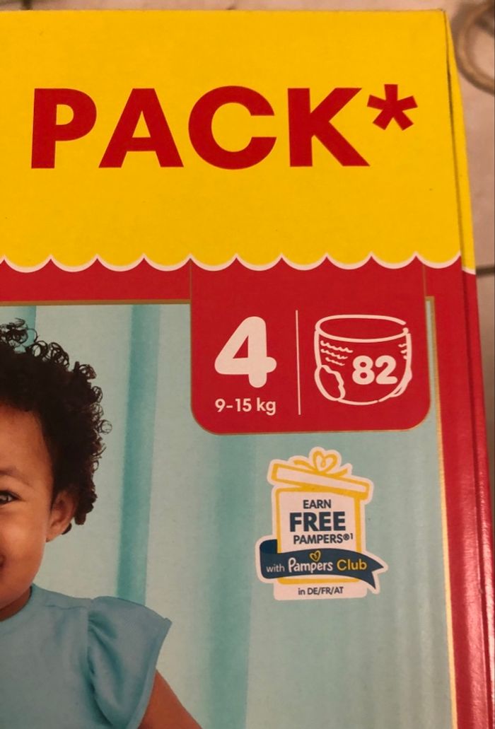 Lot de 164 couches culottes Pampers premium protection pants taille 4 neufs ds emballage - photo numéro 3