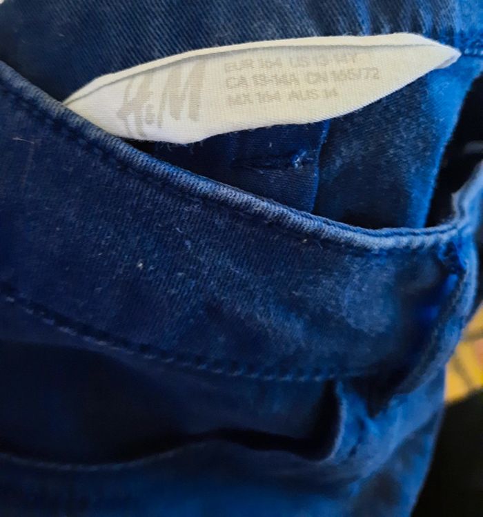 Short en jeans avec dentelle taille 14ans H&M - photo numéro 3