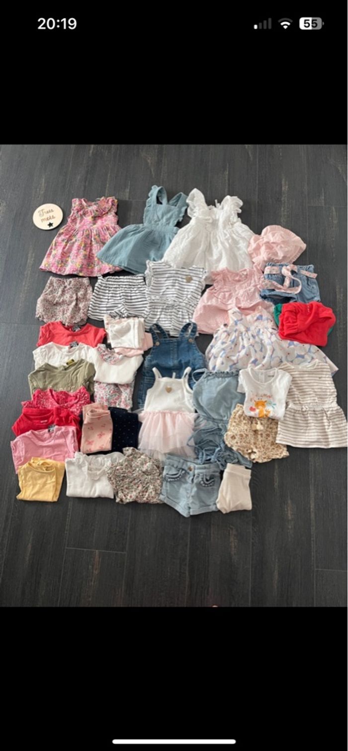 Lot vêtement bébé fille 3 mois été