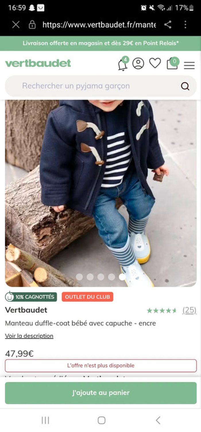 Manteau enfant Verbaudet - 12 mois - photo numéro 10