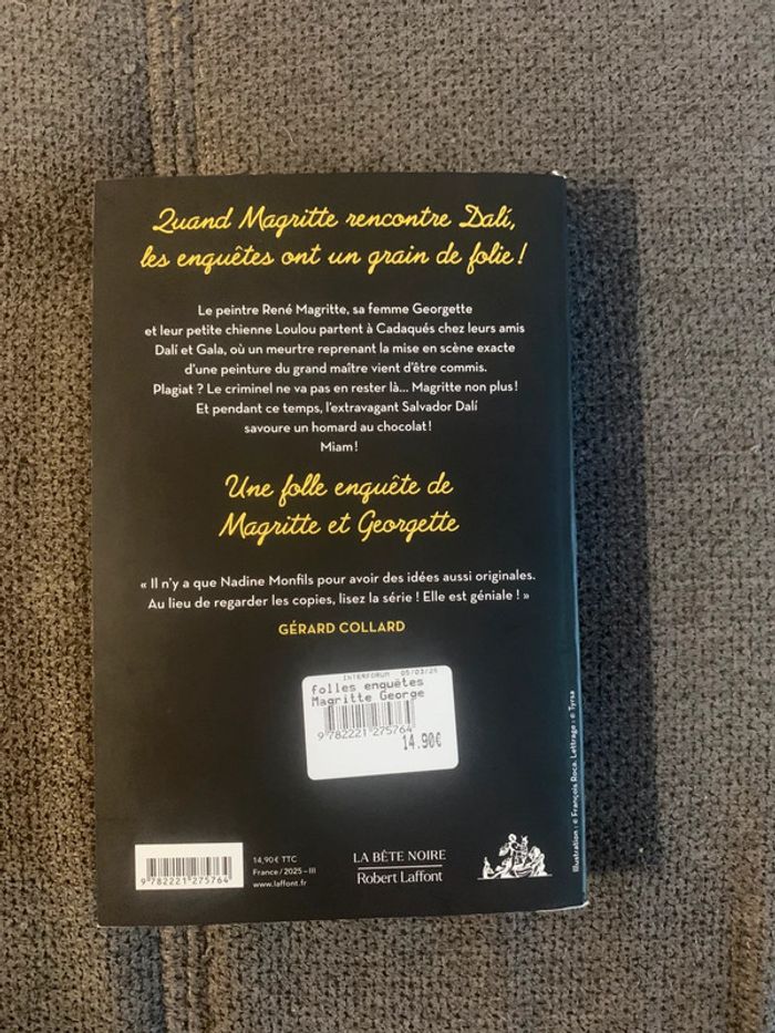 Livre les folles enquêtes de Magritte et Georgette - photo numéro 2