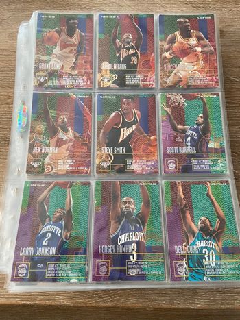 Lot de 149 cartes fleers 95-96 nba vintage