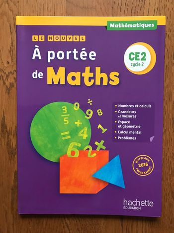 Le Nouvel A portée de maths CE2 - Livre élève