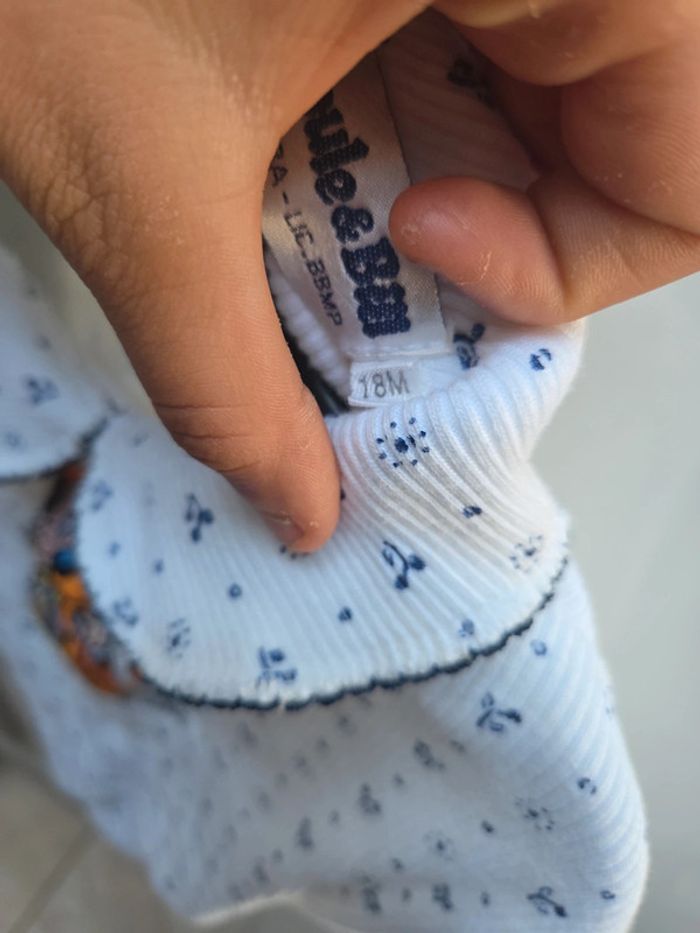 Petit pull manche longue a col Boule &Bill 18 mois - photo numéro 4