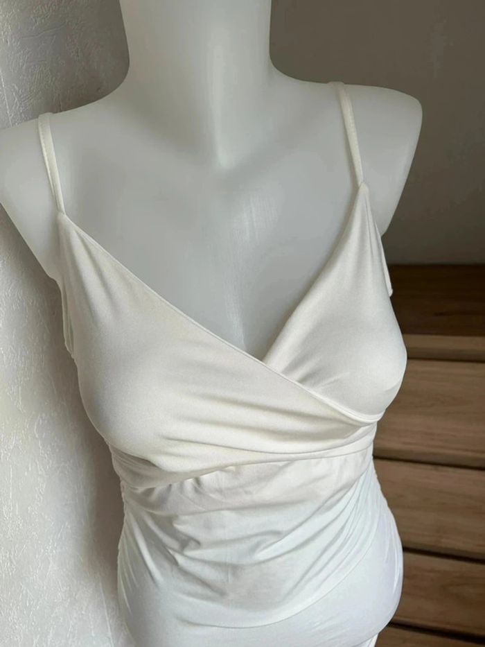 Robe moulante blanche sans manches– Taille S – Boutique bohème - photo numéro 5