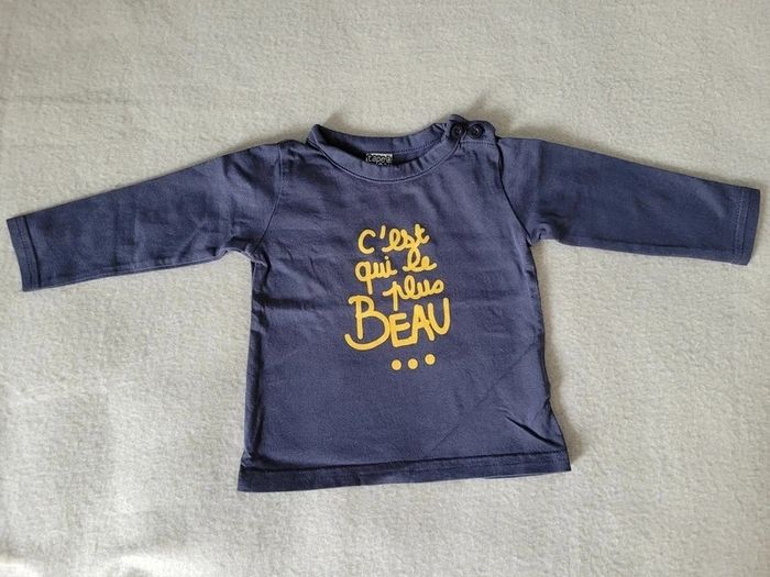 t-shirt manches longues TaO 6 mois 68 cm - photo numéro 2