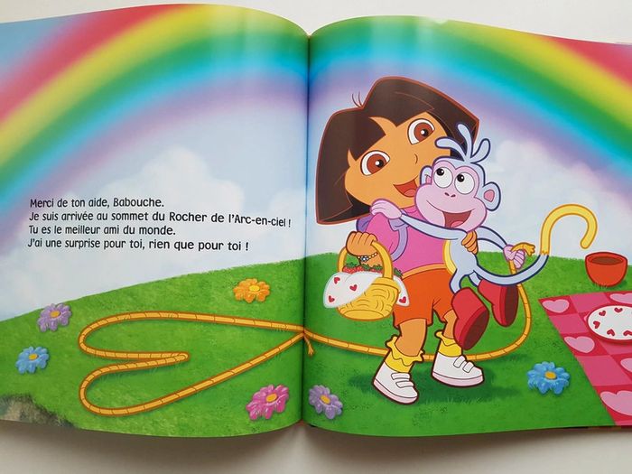 2 livres Dora L'exploratrice, figurine et aire de jeux - photo numéro 17