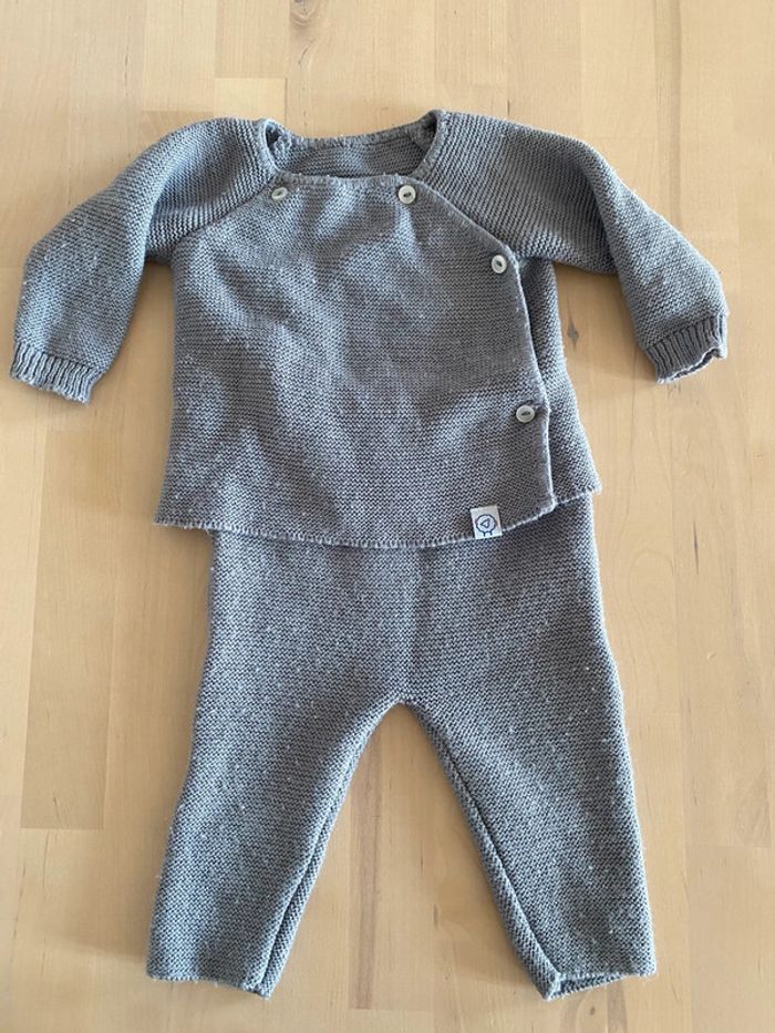 Ensemble en laine pantalon + brassière