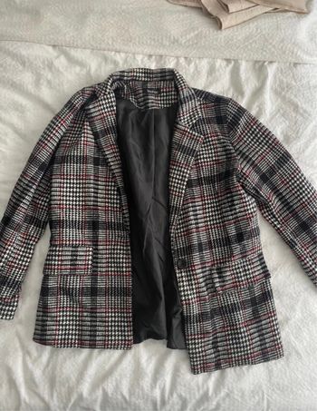 Blazer gris Boohoo