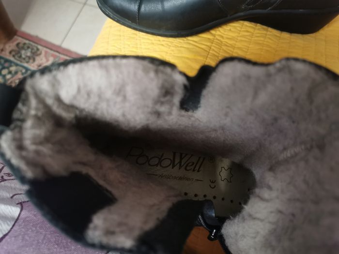 Belles bottines fourrées Podowell p 41 nickel - photo numéro 5