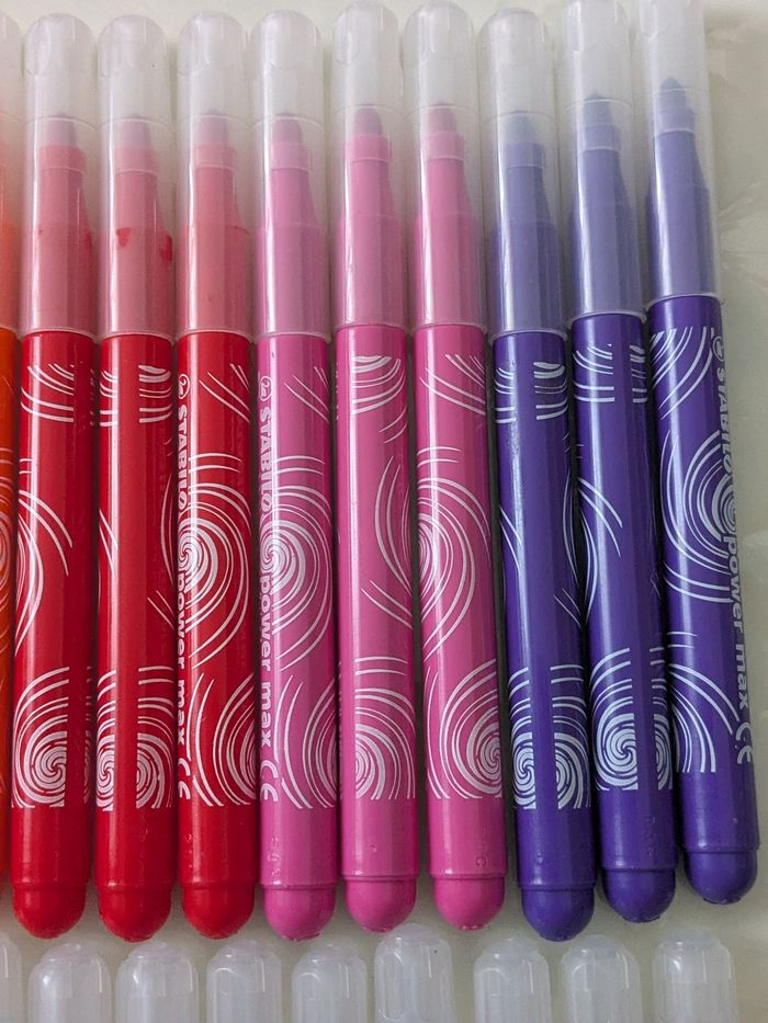 Lot de 32 feutres Stabilo Power max à pointe large. - photo numéro 4