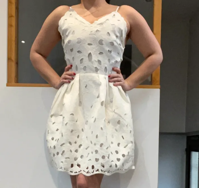 Robe d'été Shein blanche taille s sexy