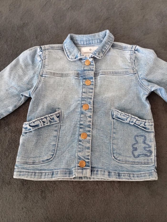 Veste en jean Lulu castagnette 24 mois