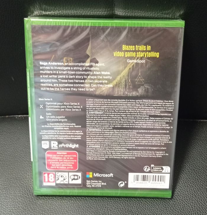 😍Alan wake 2 édition Deluxe sur Xbox séries x - photo numéro 3