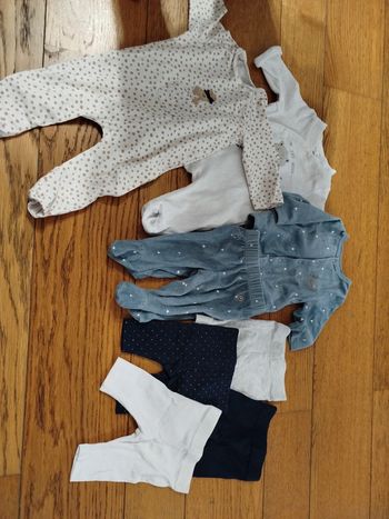Lot vêtements naissance